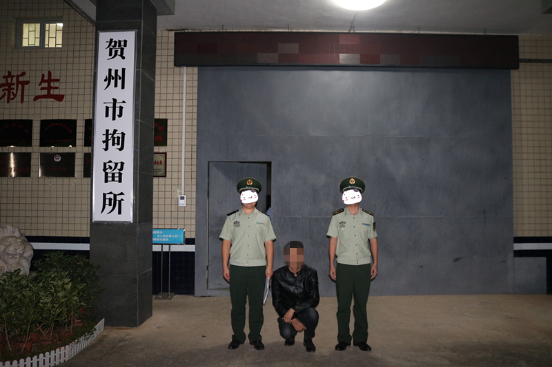 送往贺州市拘留所执行.