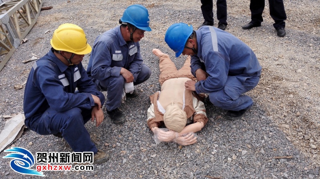 贺州供电局开展防风防汛双盲应急演练