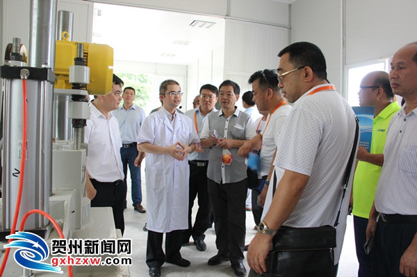 贺州石材·碳酸钙产业技术交流大会考察团在贺