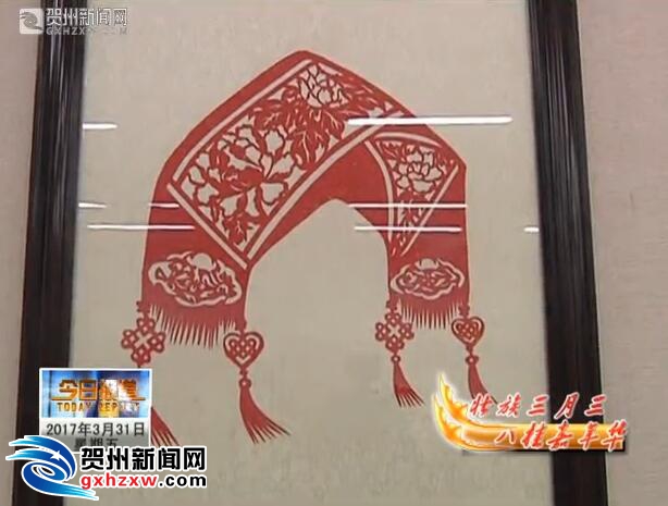 就可以表达生活中的喜怒哀乐和所见所闻,这几天,壮族三月三剪纸艺术展